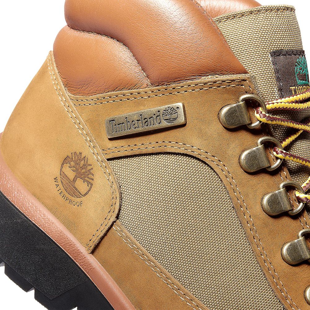 Timberland Αθλητικα Παπουτσια Ανδρικα Καφε - Waterproof Field Boots - Greece 5893712-LB